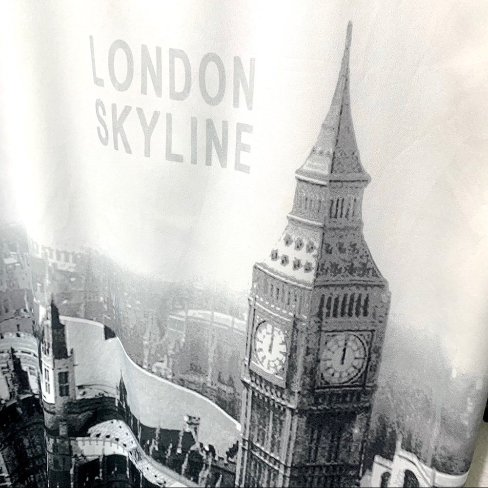 VIVA MILANO! LONDON SKYLINE GRAPHIC SHIRT - Picture 2 of 11